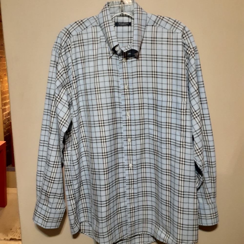Blue Burberry shirt